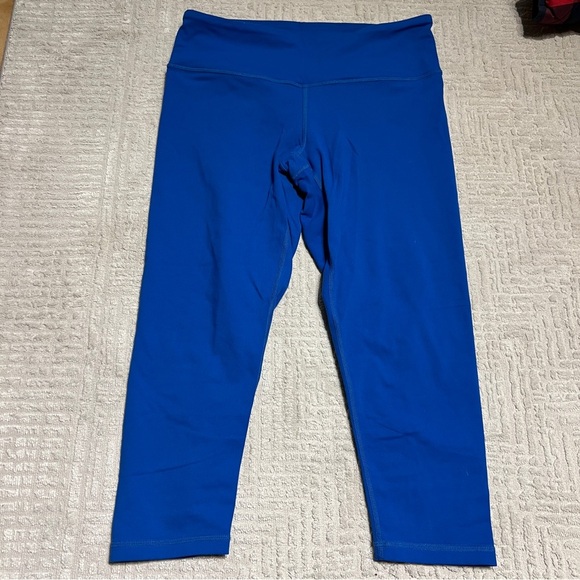 prAna Women's Medium Blue Pillar Crop Mid Rise Capri Leggings - Picture 1 of 5
